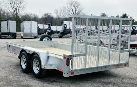 New 80" X 14' GALVANIZED UTILITY TRAILER TANDEM AXLE INCLUDES SPARE 2026 TRIUMPH