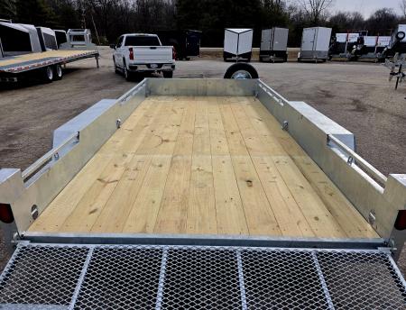 New 80" X 14' GALVANIZED UTILITY TRAILER TANDEM AXLE INCLUDES SPARE 2026 TRIUMPH