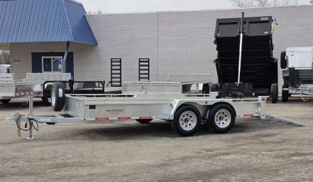New 80" X 14' GALVANIZED UTILITY TRAILER TANDEM AXLE INCLUDES SPARE 2026 TRIUMPH