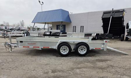 New 80" X 14' GALVANIZED UTILITY TRAILER TANDEM AXLE INCLUDES SPARE 2026 TRIUMPH