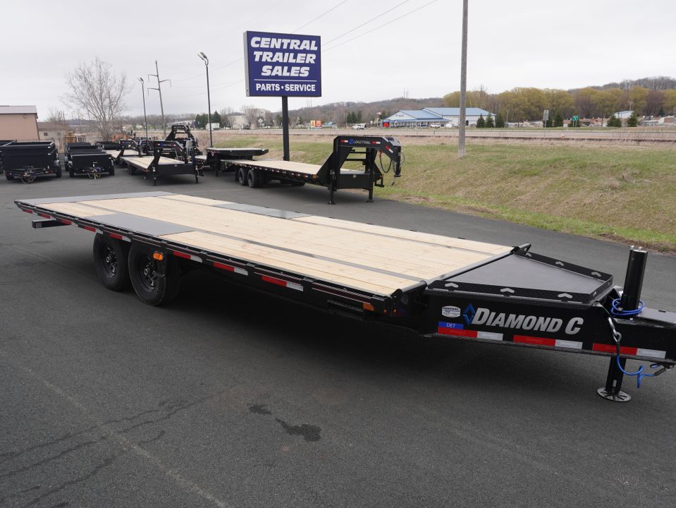 New 2026 Diamond C Trailers DET207 22ft Deckover Tilt Trailer