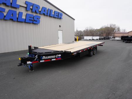 New 2026 Diamond C Trailers DET207 22ft Deckover Tilt Tilt Trailer