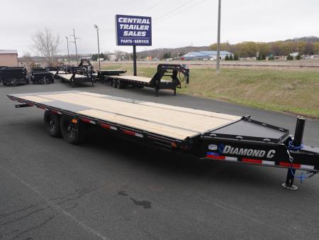 New 2026 Diamond C Trailers DET207 22ft Deckover Tilt Trailer