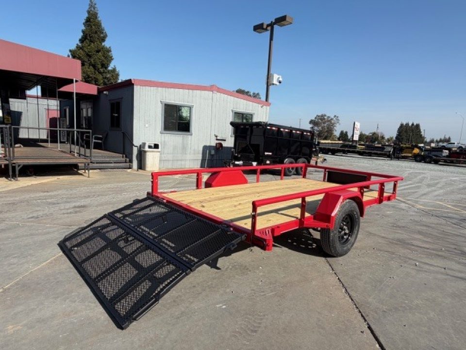 New 2026 Diamond C Trailers PSA135L12X77 6.5FT X 12FT 2990 GVW Utility Trailer