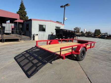 New 2026 Diamond C Trailers PSA135L12X77 6.5FT X 12FT 2990 GVW Utility Trailer