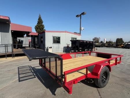 New 2026 Diamond C Trailers PSA135L12X77 6.5FT X 12FT 2990 GVW Utility Trailer