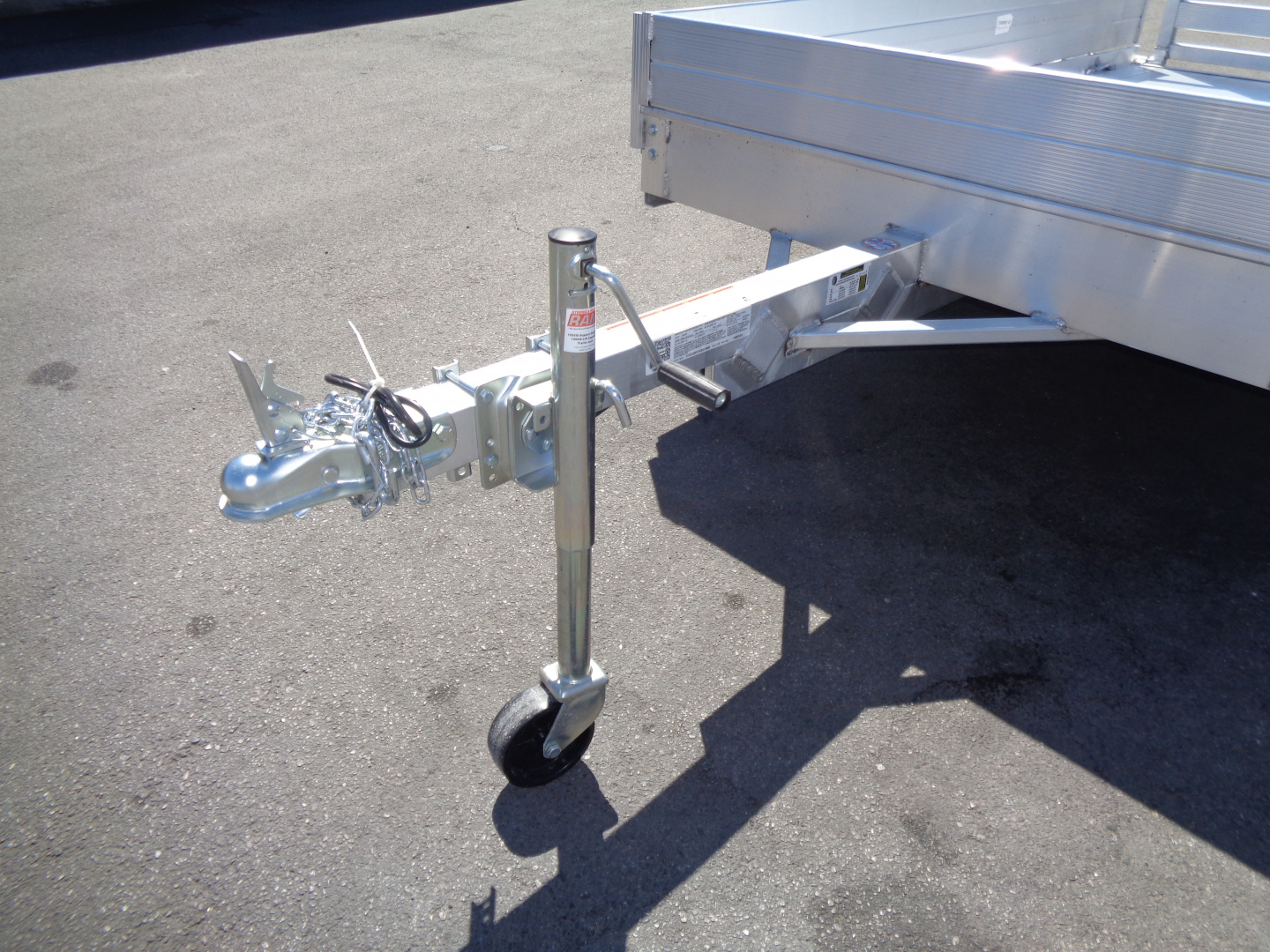 New 2027 Aluma * 548ESA-S * 5x8 Single Axle Utility Trailer w/ 12" Solid Sides