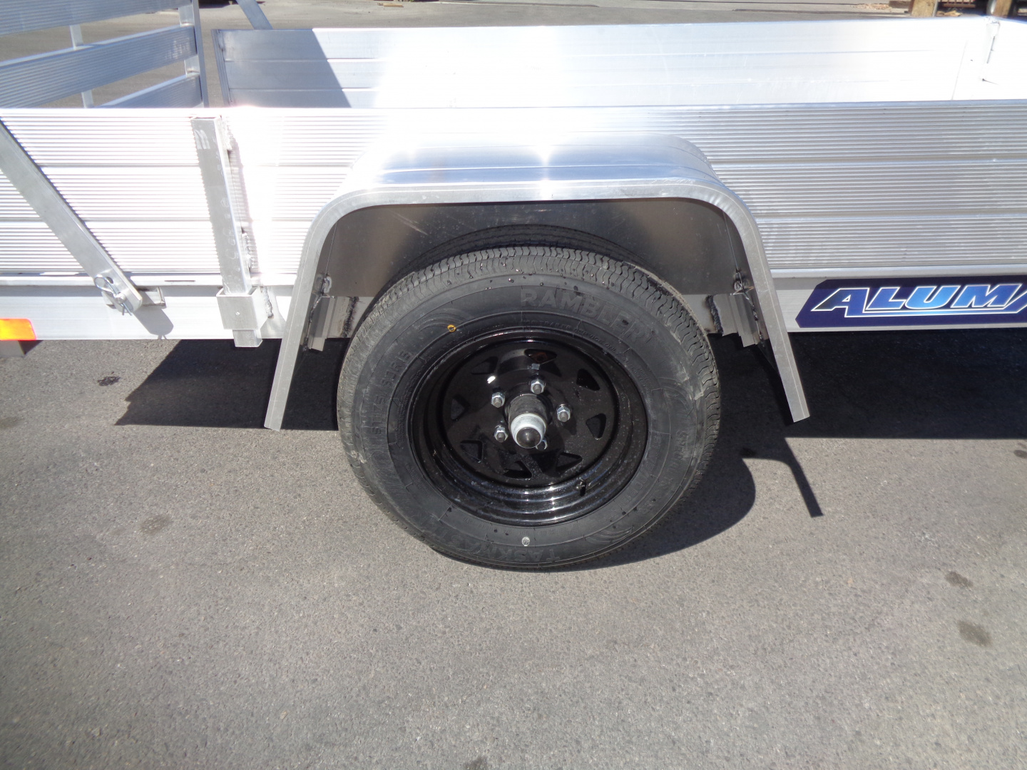 New 2027 Aluma * 548ESA-S * 5x8 Single Axle Utility Trailer w/ 12" Solid Sides