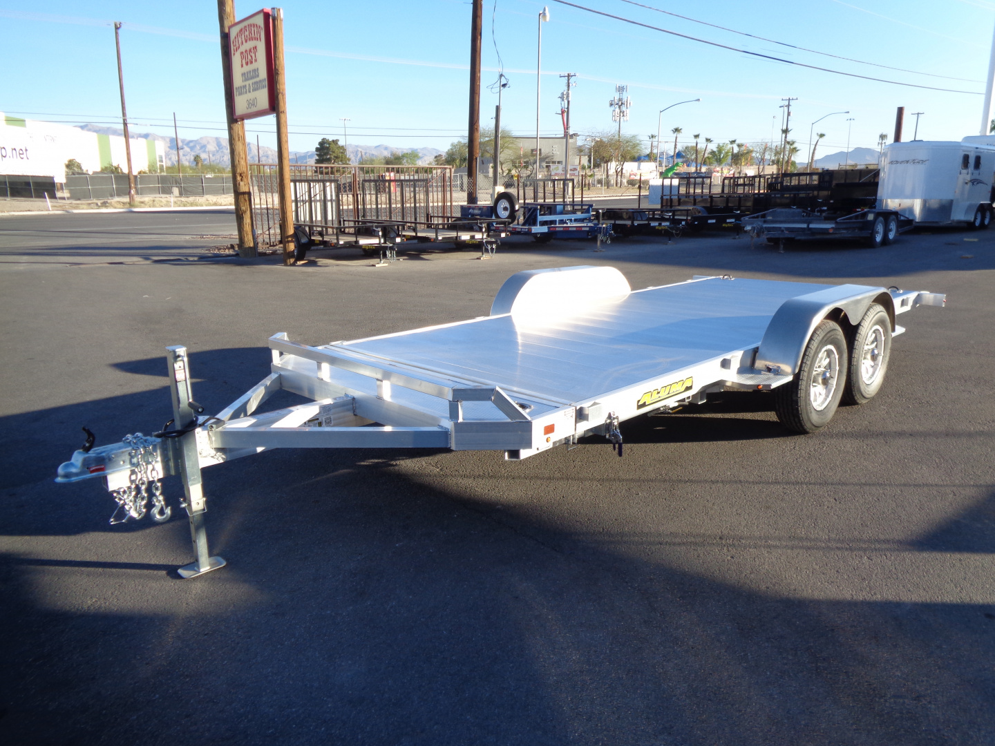 New 2027 Aluma * 8216H Tilt * 16Ft 10K Tilt Car Hauler