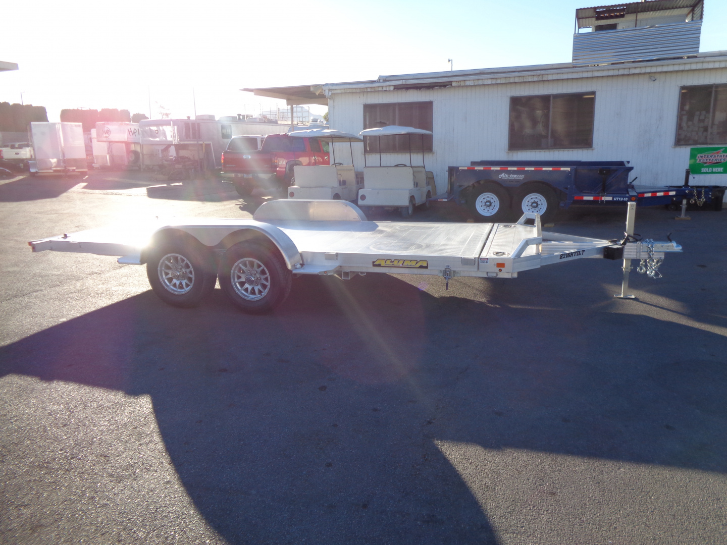 New 2027 Aluma * 8216H Tilt * 16Ft 10K Tilt Car Hauler