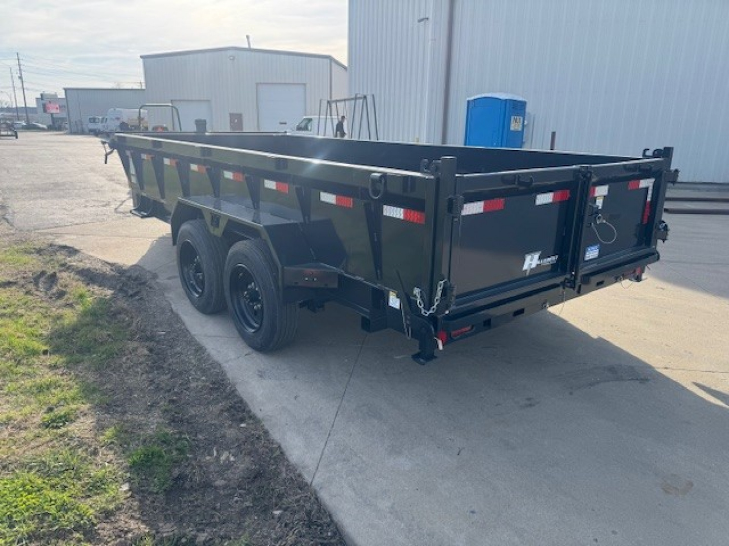 New 2026 Hillcrest Trailers 83x16 16K Telescopic Dump Trailer