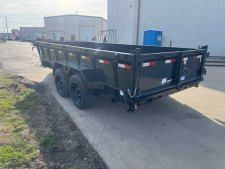 New 2026 Hillcrest Trailers 83x16 16K Telescopic Dump Trailer