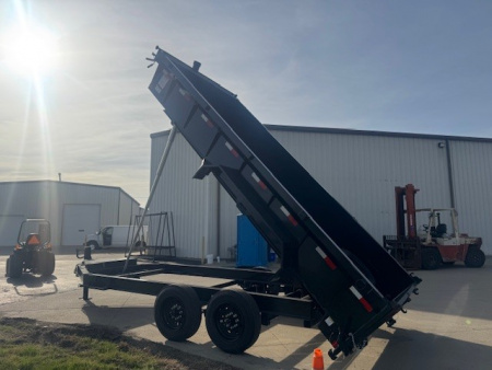 New 2026 Hillcrest Trailers 83x16 16K Telescopic Dump Trailer