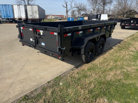 New 2026 Hillcrest Trailers 83x14 14K Telescopic Dump Trailer