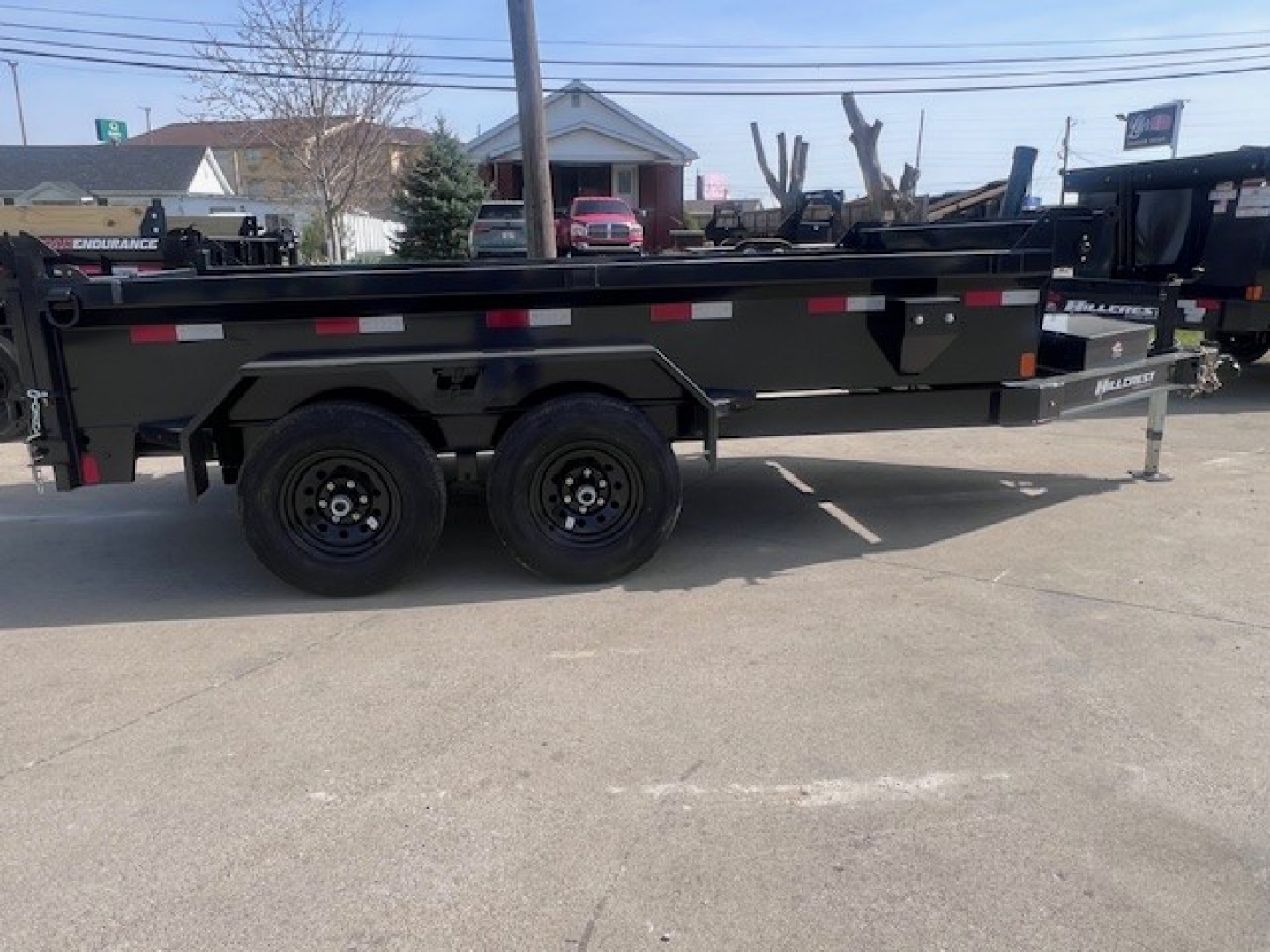 New 2026 Hillcrest Trailers 83x14 14K Telescopic Dump Trailer