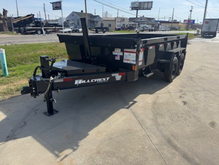 New 2026 Hillcrest Trailers 83x14 14K Telescopic Dump Trailer
