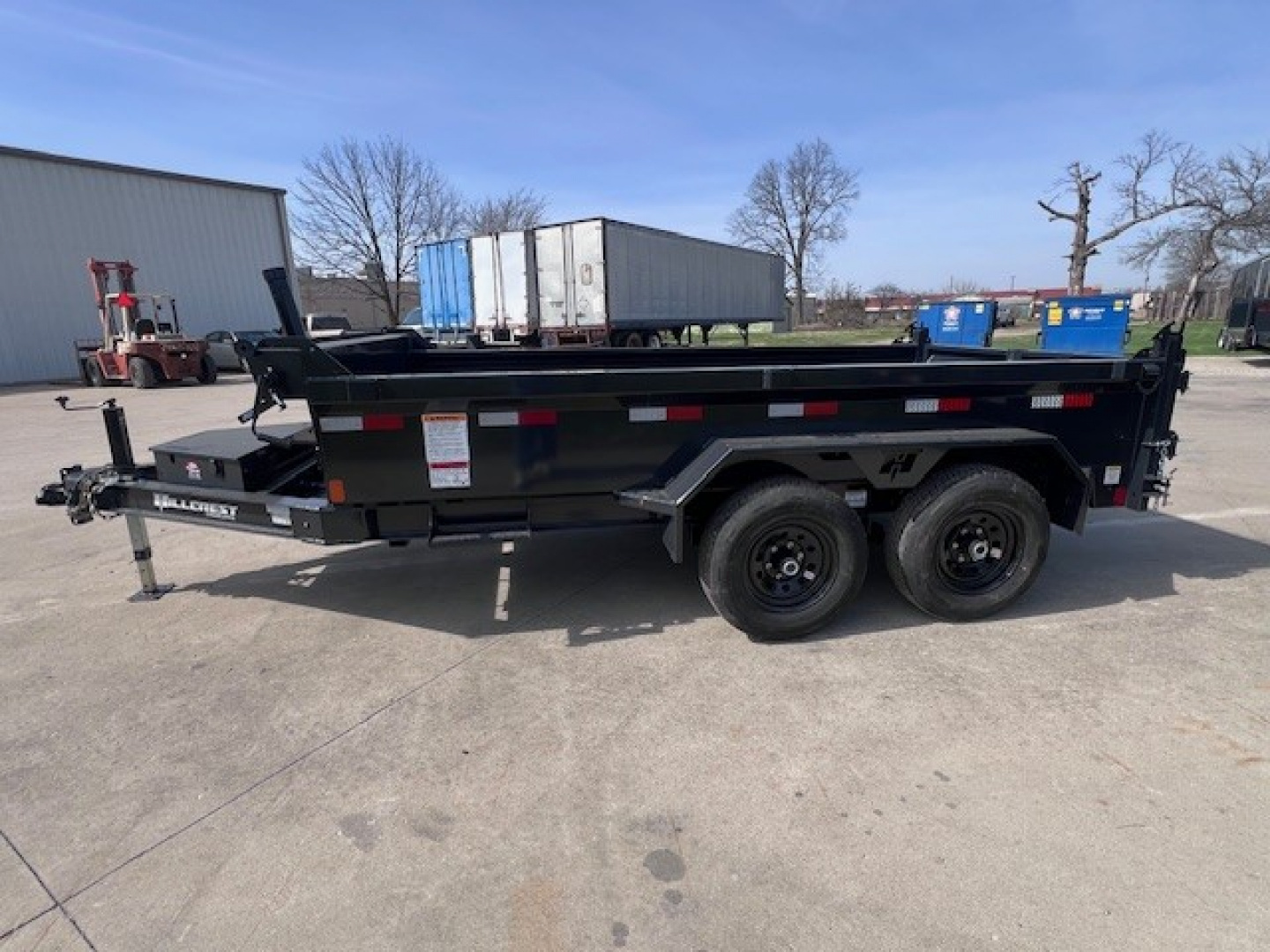 New 2026 Hillcrest Trailers 6x12 10K Telescopic Dump Trailer