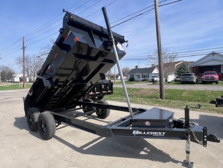New 2026 Hillcrest Trailers 6x12 10K Telescopic Dump Trailer