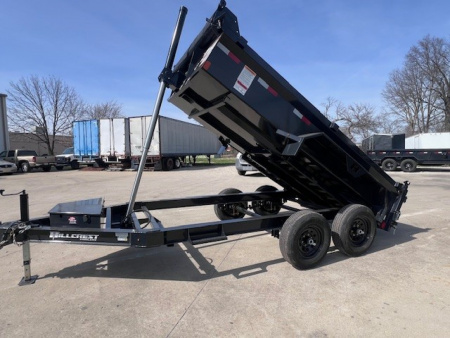 New 2026 Hillcrest Trailers 6x12 10K Telescopic Dump Trailer