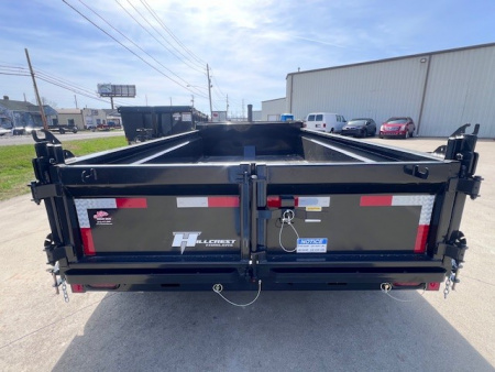 New 2026 Hillcrest Trailers 6x12 10K Telescopic Dump Trailer