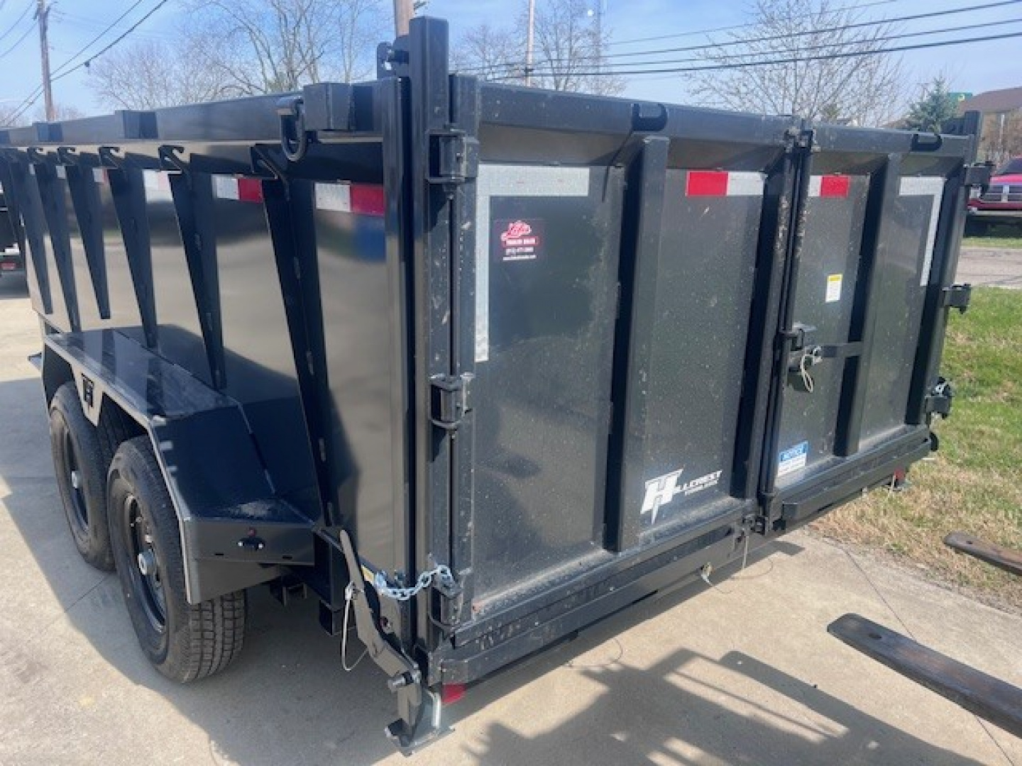 New 2026 Hillcrest Trailers 83x16 16K High Side Telescopic Dump Trailer