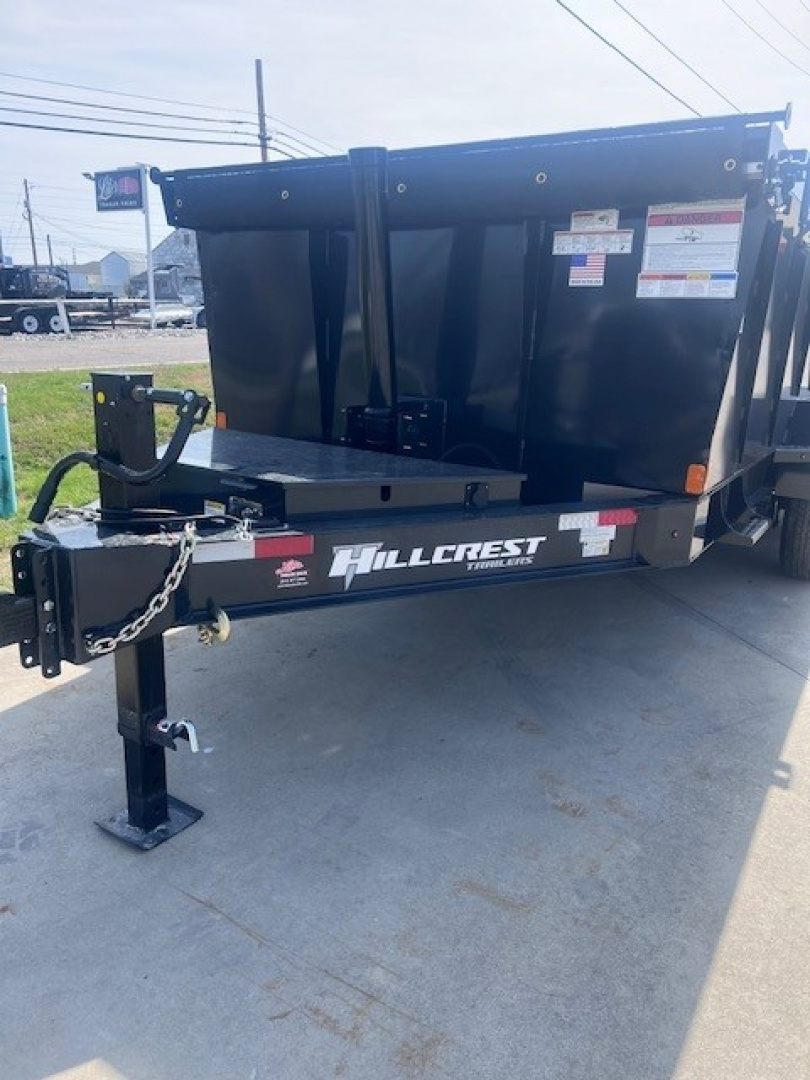 New 2026 Hillcrest Trailers 83x16 16K High Side Telescopic Dump Trailer