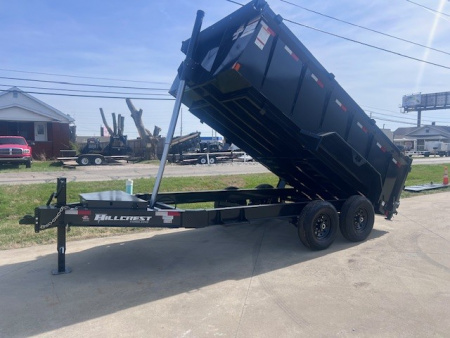 New 2026 Hillcrest Trailers 83x16 16K High Side Telescopic Dump Trailer