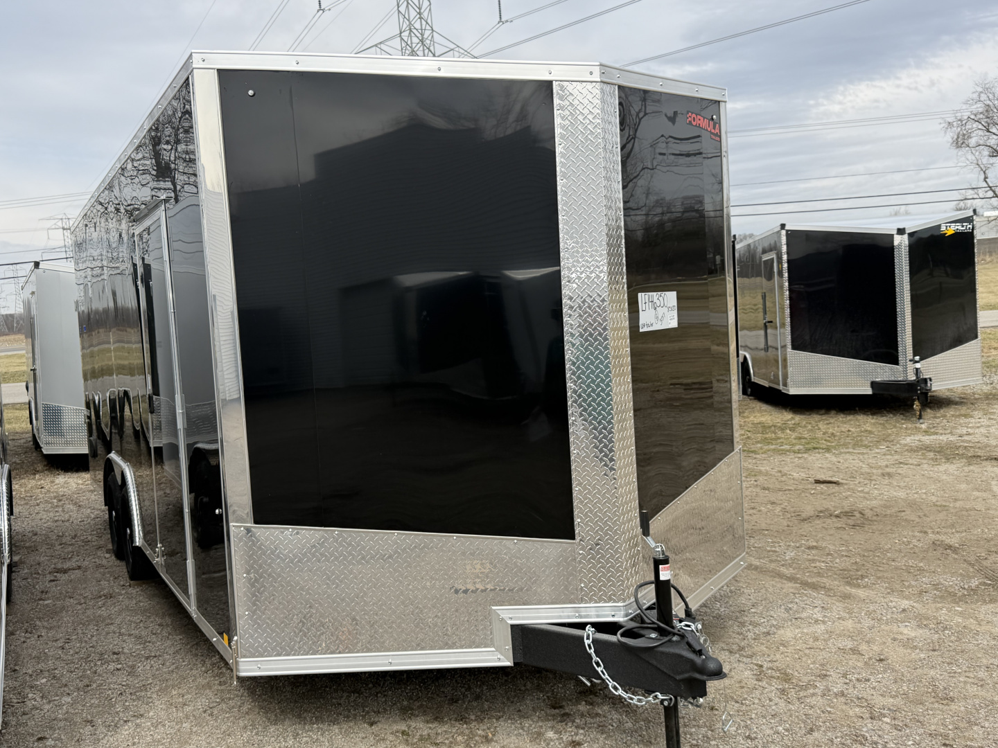 New 2026 8.5 x 20 Formula Conquest Enclosed Trailer 7k GVW 7ft interior