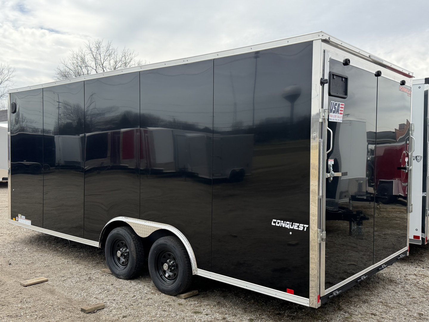 New 2026 8.5 x 20 Formula Conquest Enclosed Trailer 7k GVW 7ft interior