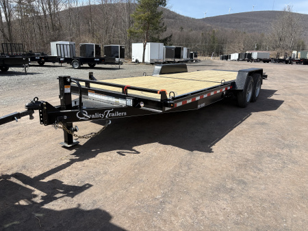 New 2026 Quality Trailers 17K 22'6  Split Tilt Fendered Equipment Trailer