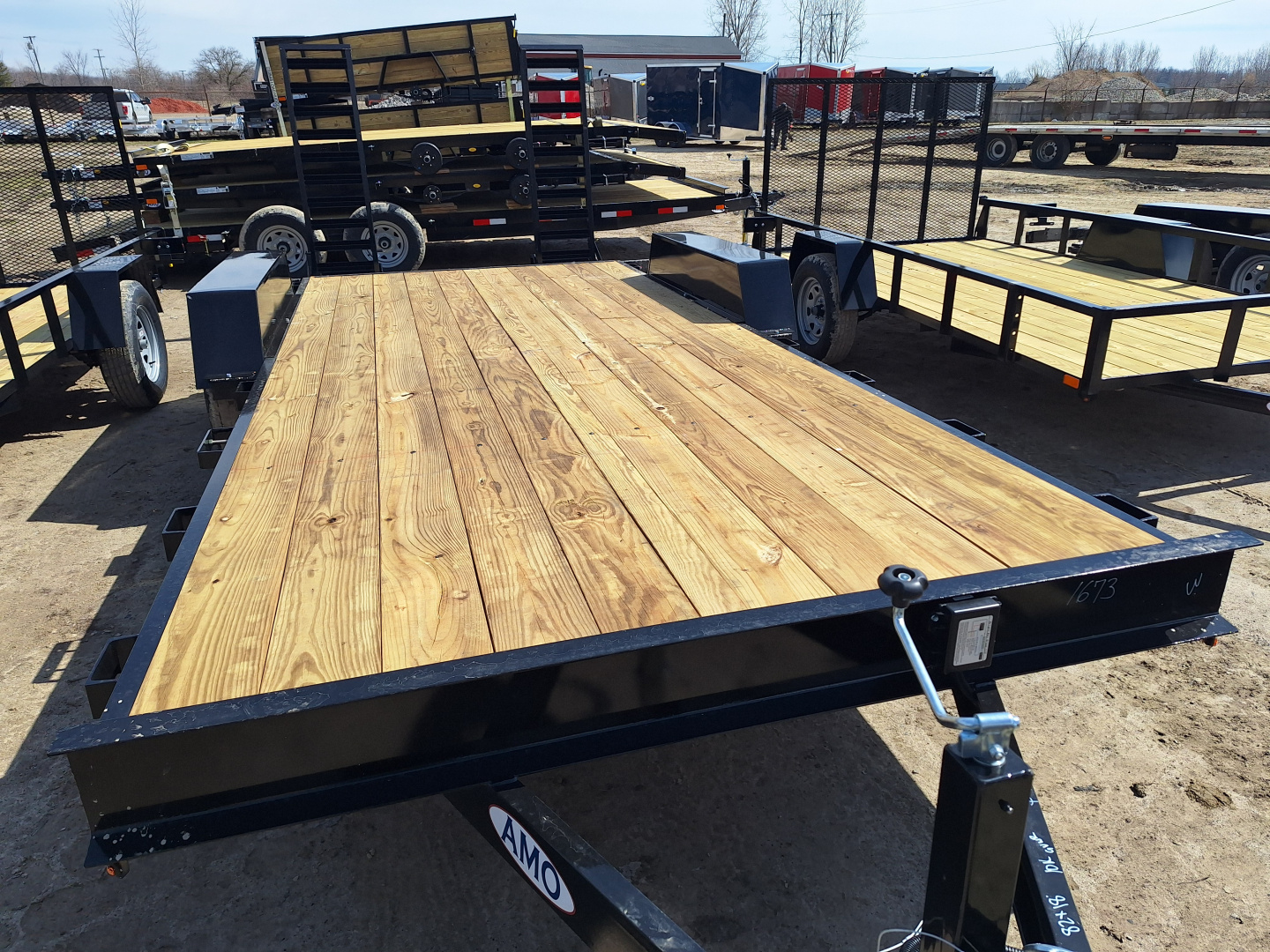 New 2026 AMO 82x18 10K Equipment Trailer