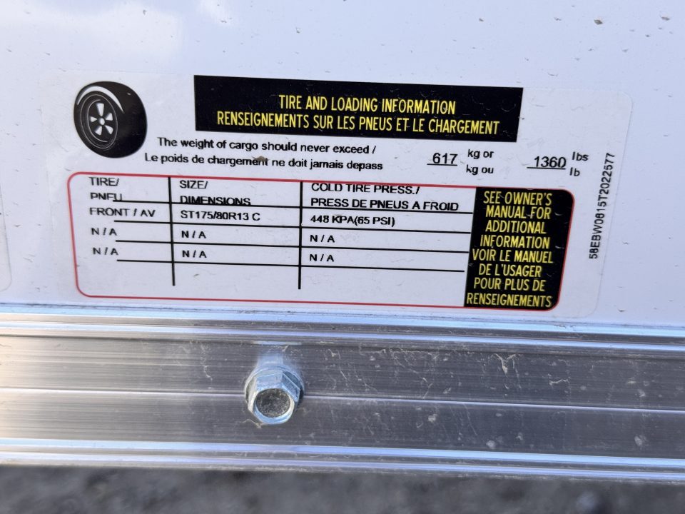 New 2026 Cross Trailers 4-6-1V Enclosed Barn Door 2K GVWR