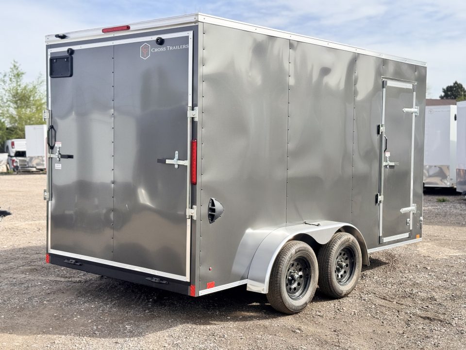 New 2026 Cross Trailers 7-14-1.5V Enclosed 7K GVWR