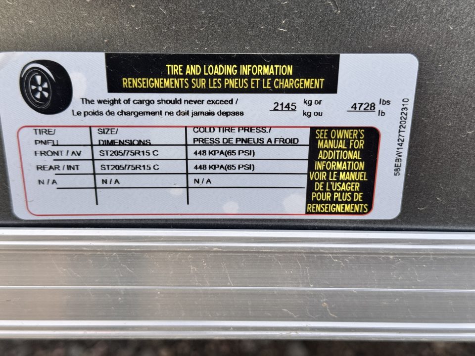 New 2026 Cross Trailers 7-14-1.5V Enclosed 7K GVWR