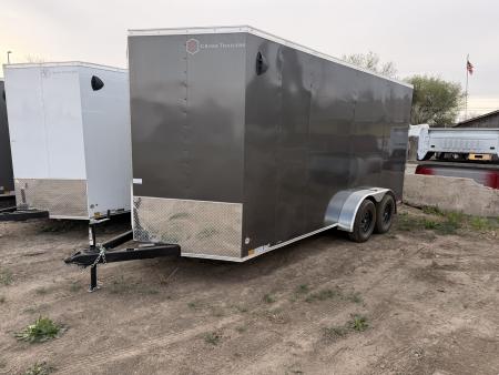 New 2026 Cross Trailers 7-16-1.5V Enclosed 7K GVWR