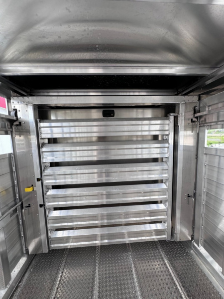 New 2027 EBY MAVERICK 24' Gooseneck Aluminum Stock Trailer w/ Rolling Gate