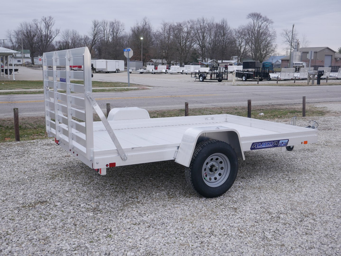 New 2027 Aluma 7810ESA Utility Trailer