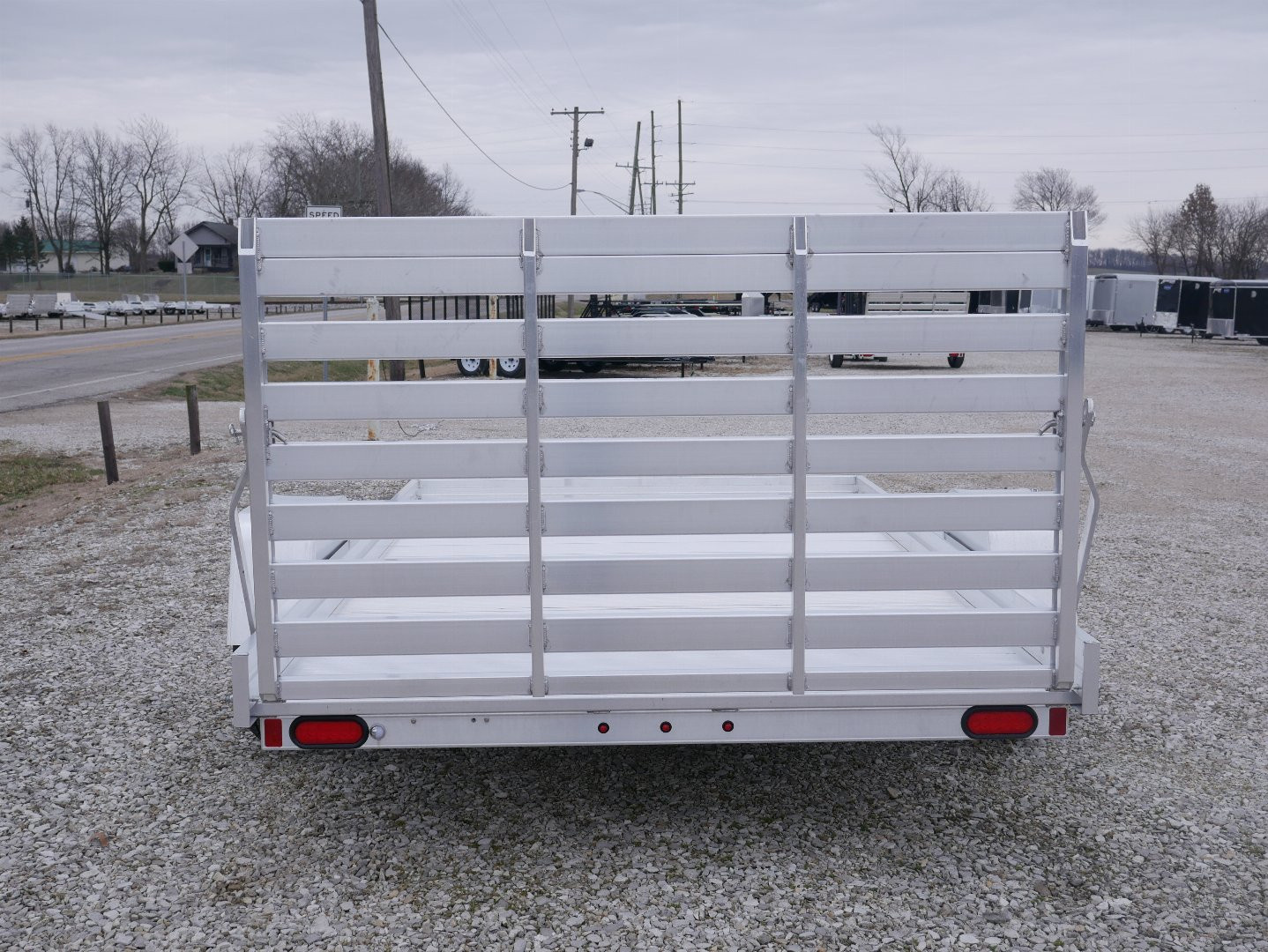 New 2027 Aluma 7810ESA Utility Trailer