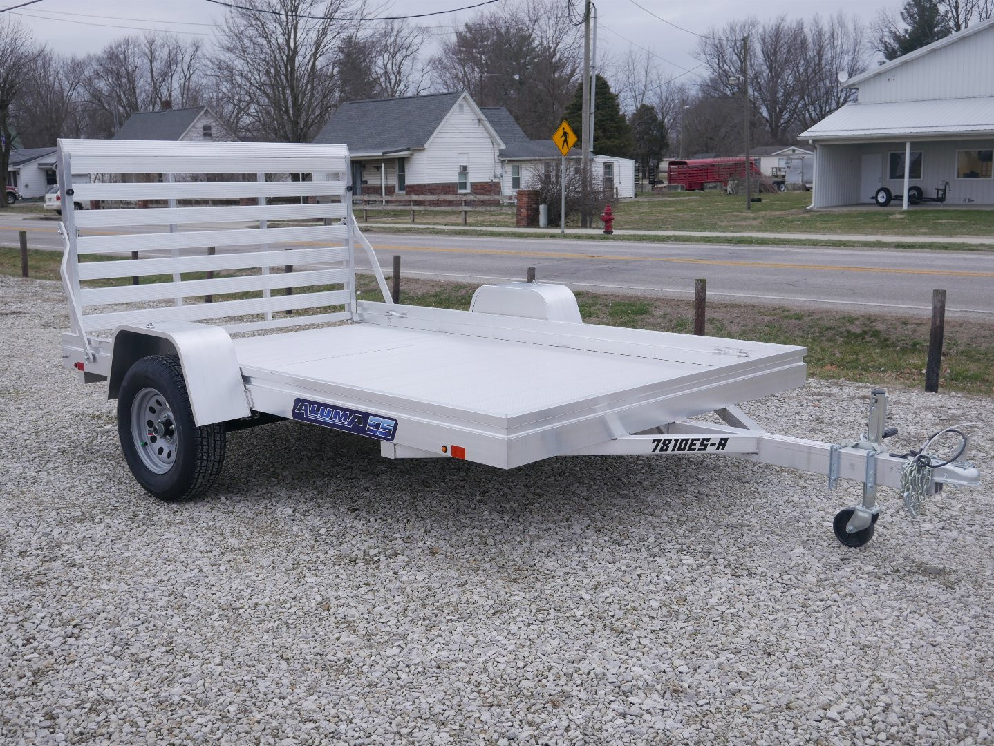 New 2027 Aluma 7810ESA Utility Trailer