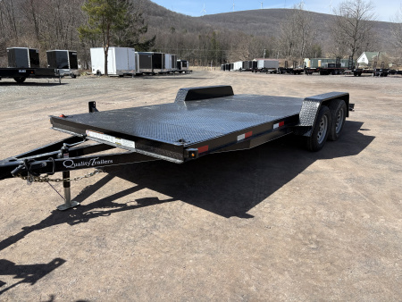 New 2026 Quality Trailers 82  x 18' (14' + 4' Dove Tail)Full Steel Deck 7K Car / Racing Trailer