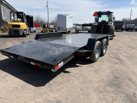 New 2026 Quality Trailers 82" x 18' (14' + 4' Dove Tail)Full Steel Deck 7K Car / Racing Trailer