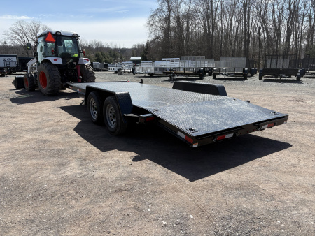 New 2026 Quality Trailers 82" x 18' (14' + 4' Dove Tail)Full Steel Deck 7K Car / Racing Trailer