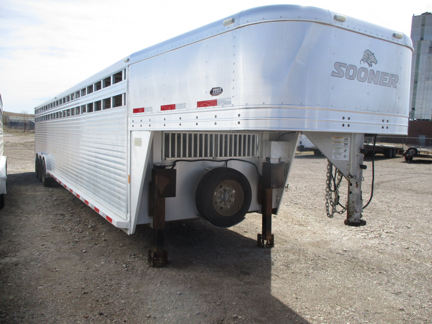 Used 2016 Sooner Stock Stock / Stock Combo Trailer 7'6 X 36