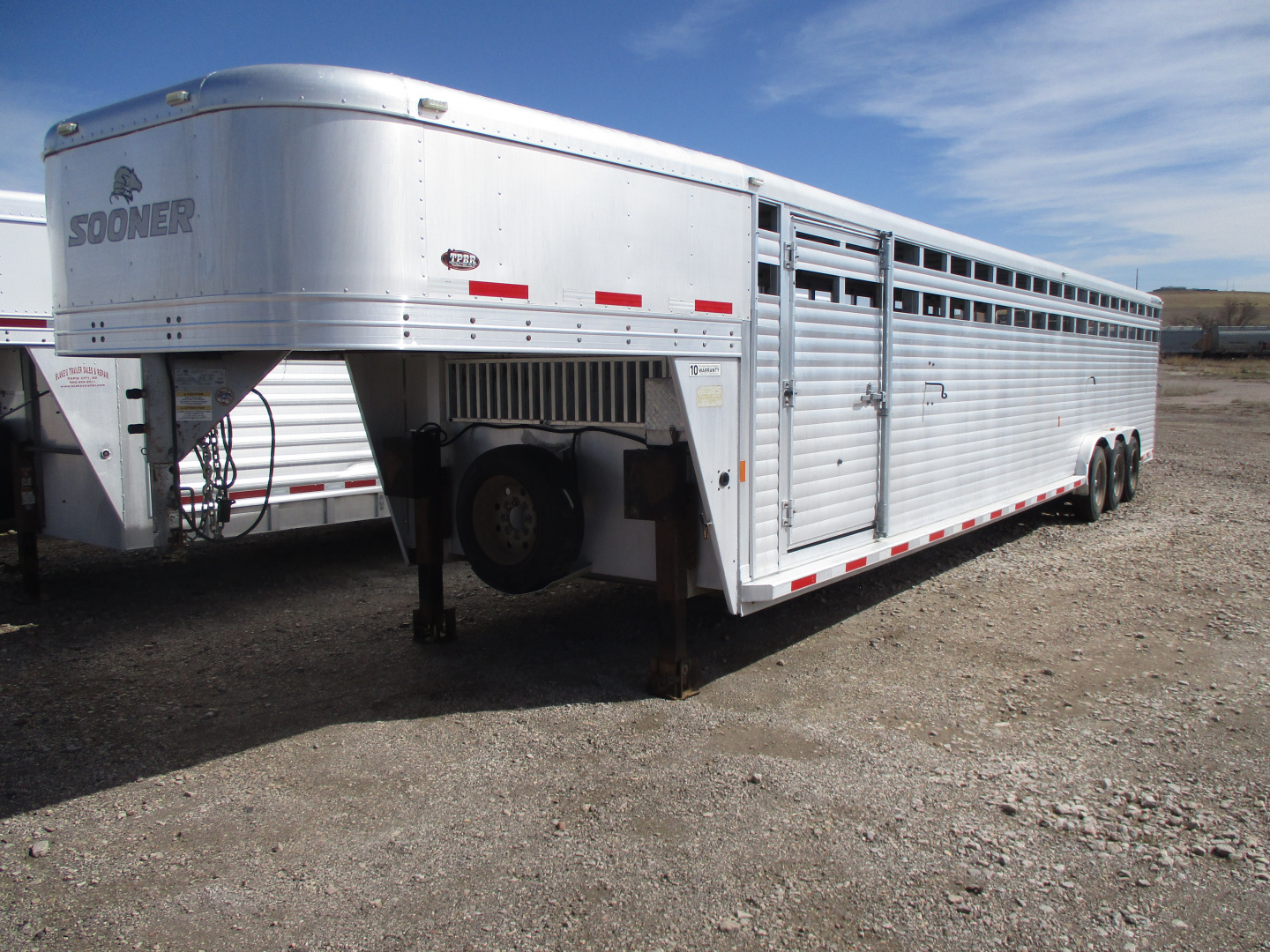 Used 2016 Sooner Stock Stock / Stock Combo Trailer 7'6 X 36