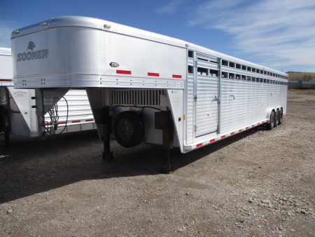 Used 2016 Sooner Stock Stock / Stock Combo Trailer 7'6 X 36