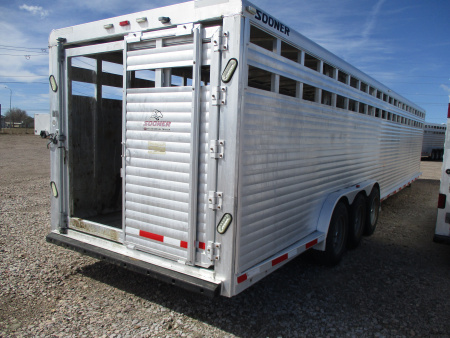 Used 2016 Sooner Stock Stock / Stock Combo Trailer 7'6 X 36