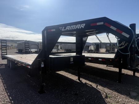 Used 2020 Lamar GN Deckover Trailer 24', 14K