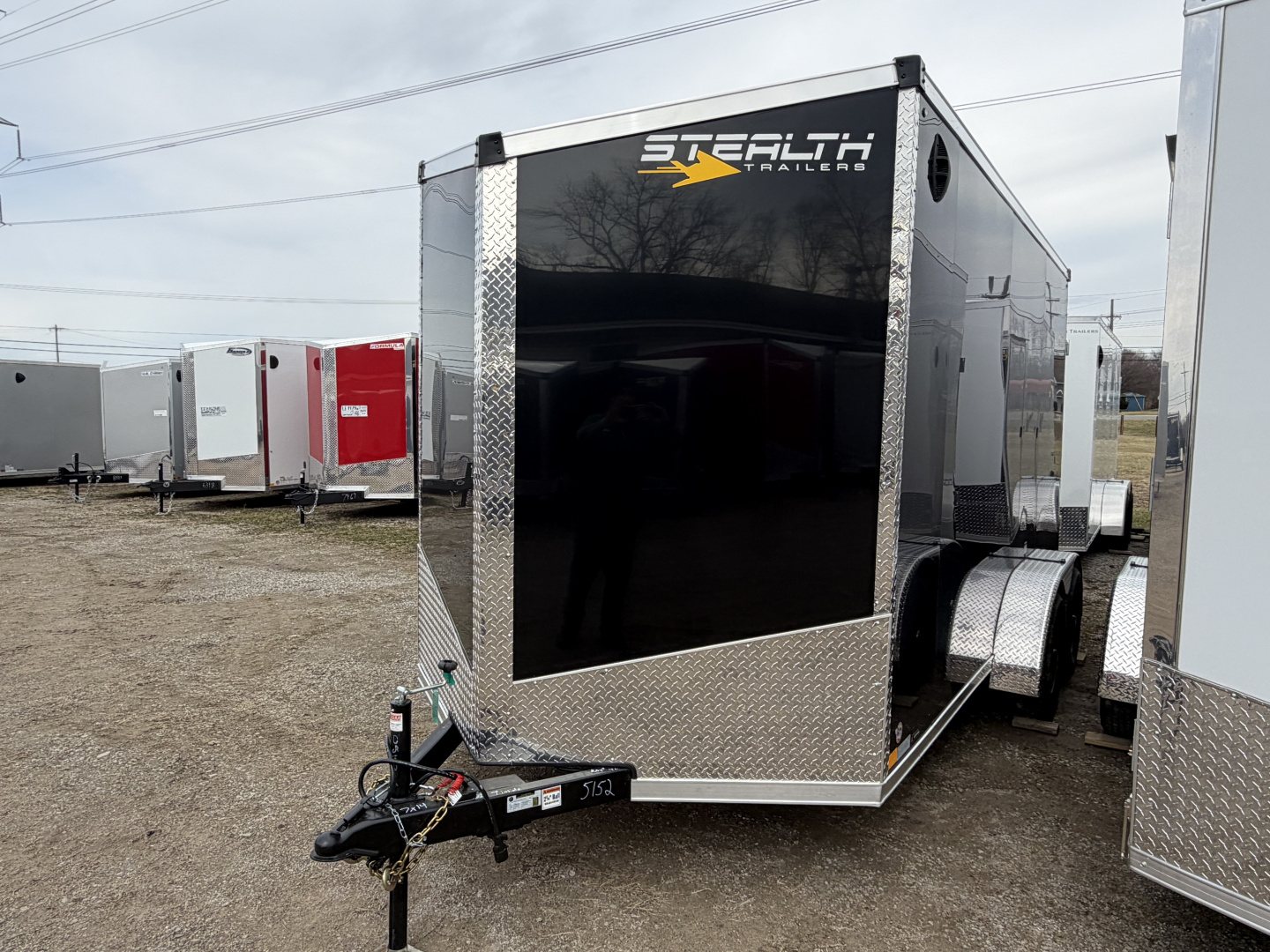 New 2026 Stealth 7 X 14 Cargo / Enclosed Trailer with Ramp and 7ft interior Height - UPGRADES SALE UNIT -