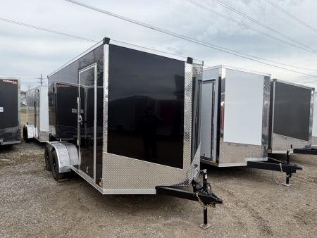 New 2026 Stealth 7 X 14 Cargo / Enclosed Trailer with Ramp and 7ft interior Height - UPGRADES SALE UNIT -