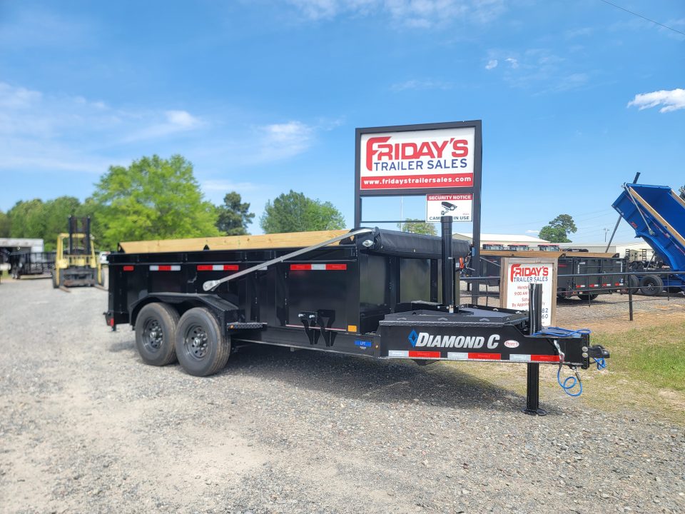 New 2026 Diamond C Trailers LPT207 14' x 82" Pacesetter Edition Dump Trailer